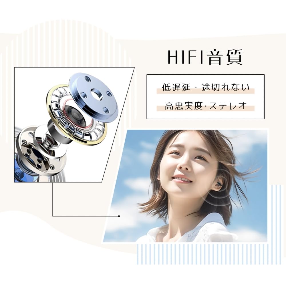 Amazon.co.jp: Bluetooth イヤホン ワイヤレスイヤホン Bluetooth 5.4